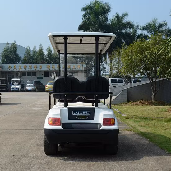 2022 Mini carro de golf eléctrico de 4 plazas del autobús turístico eléctrico de la batería del nuevo producto en los EAU
